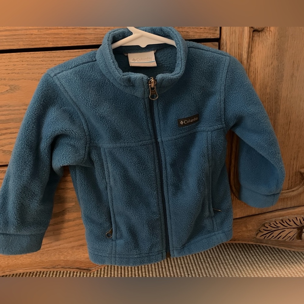 Columbia Teal Fleece Jacket